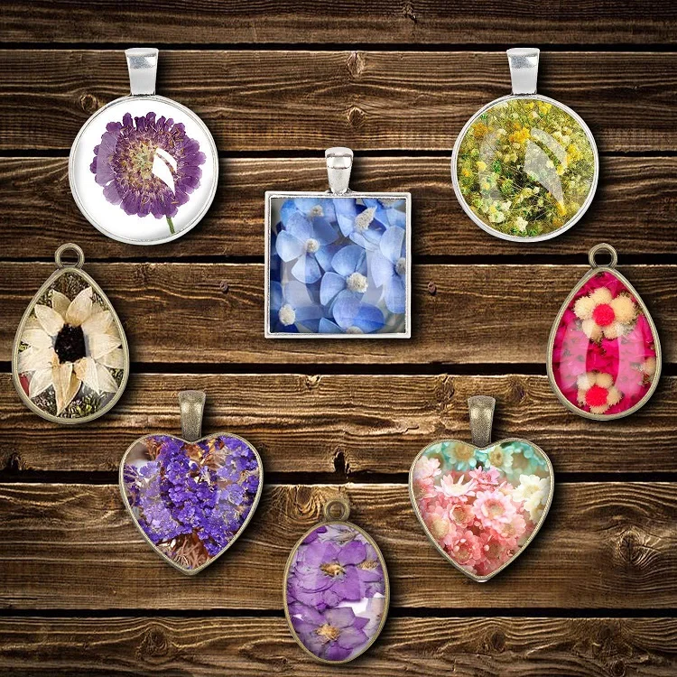 
31Pcs/set Time Gem Dried Flower Silicone Mold For Jewelry Charms Pendants Making Tool Handmade Crystal Epoxy Glitter Resin Molds 