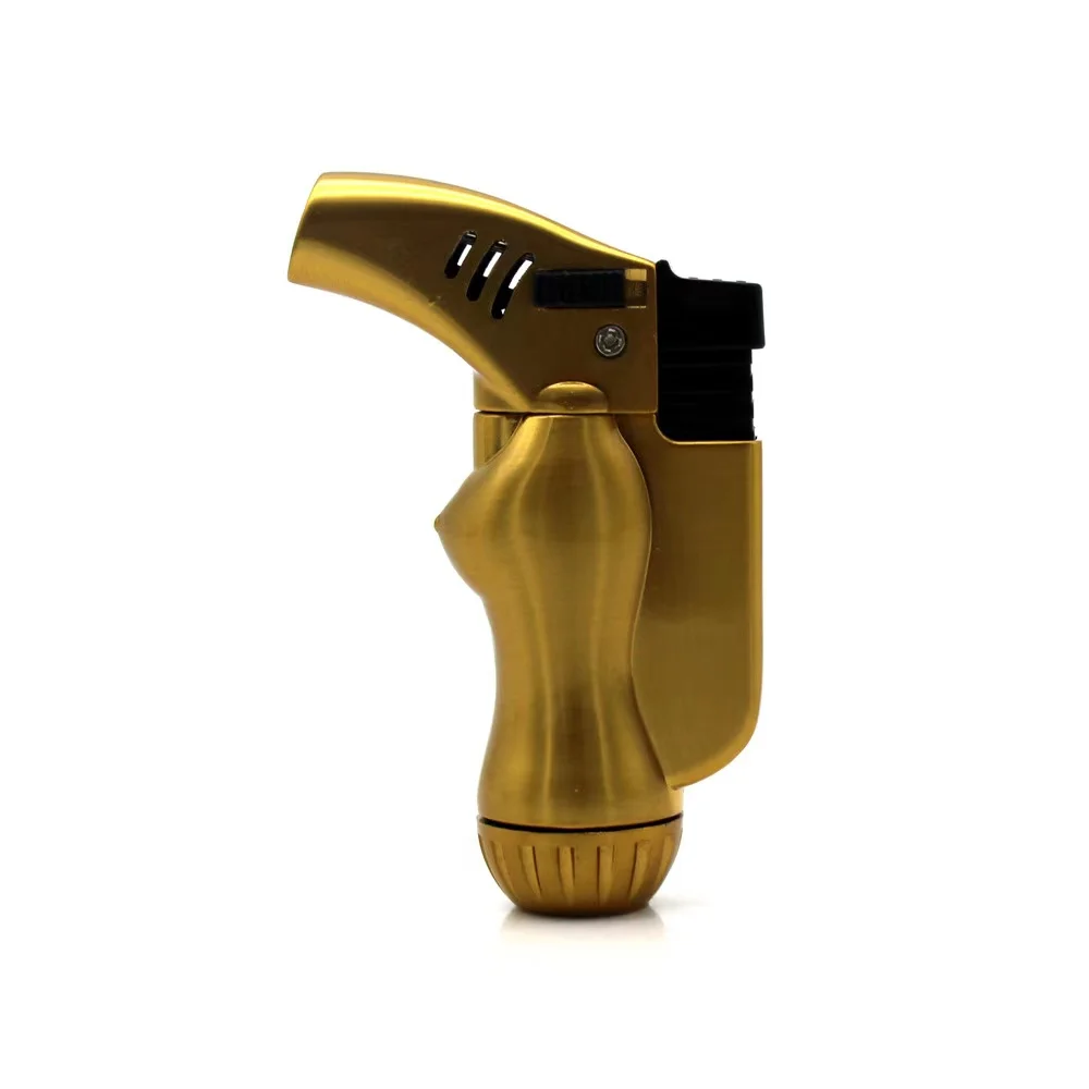 
 Зажигалка для сигар, пустая металлическая граната, ветрозащитная струйная горелка для сигарет, зажигалка для курения  