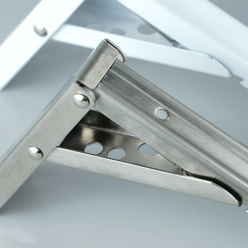 8 Inch To 14 Inch Metal Shelf Bracket Table Bench Support Bracket Wall Mounted Folding Shelf Brackets