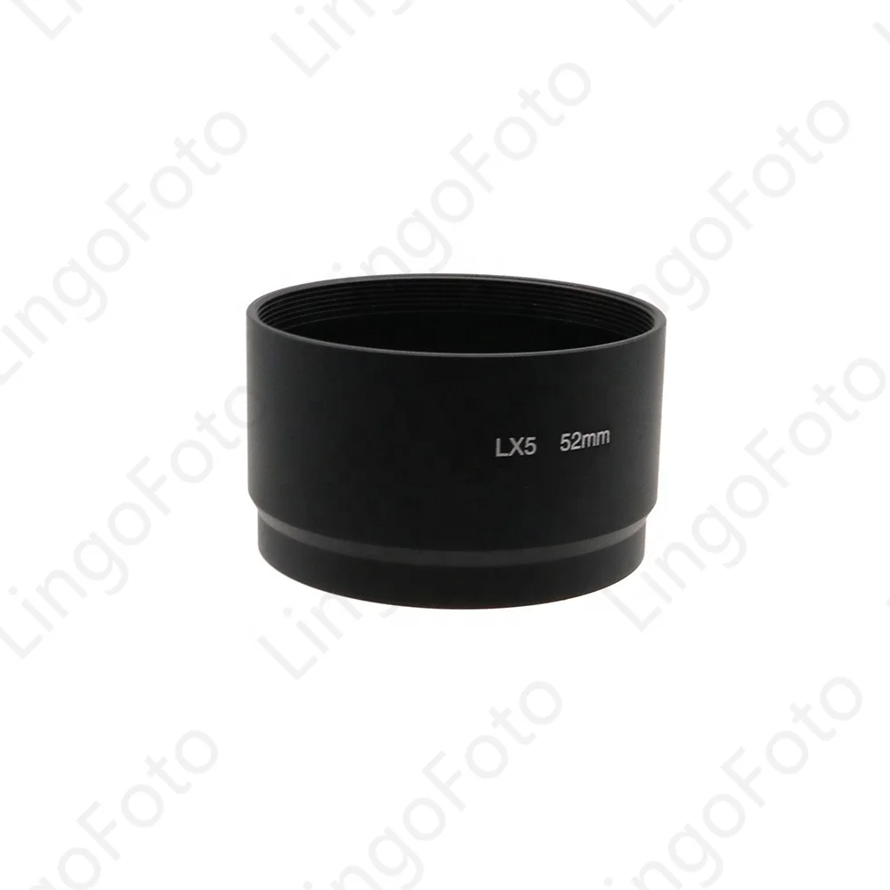 LX5 52 мм адаптер черный металлический фильтр объектива трубки для panaso-nic Lum-ix DMC-LX5