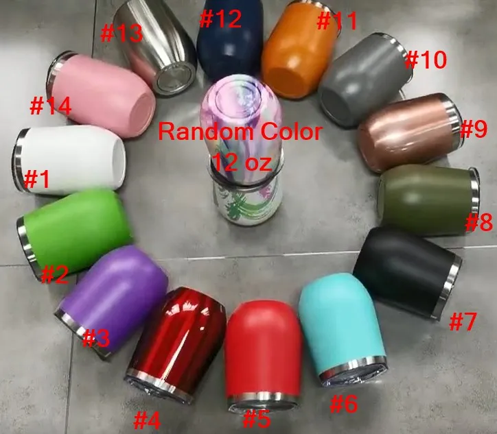 
Hot Sell Good Quality Vacuum Insulated 12oz Travel Double Wall Stainless Steel Cup /coffee Wine Tumbler With Lid And Straw 