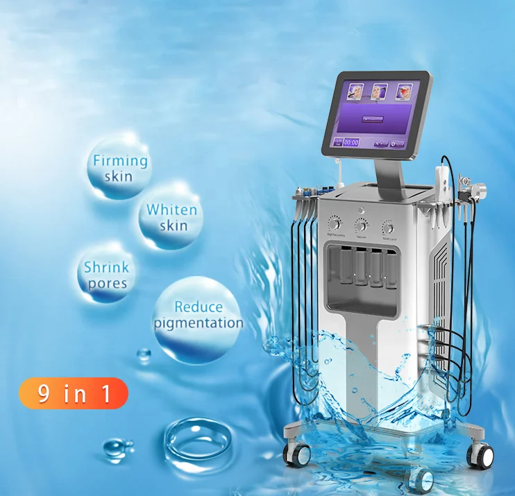 2023 sincoheren 7 in1 multifunction hydrofacials beauty machine hydro dermabrasion with skin detector
