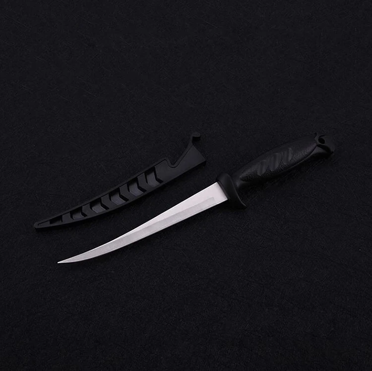 
PP+TPR Lightweight Filleting Knife 6 inch Multi Colors Knife for Outdoor Kitchen Tools Fillet Knife 