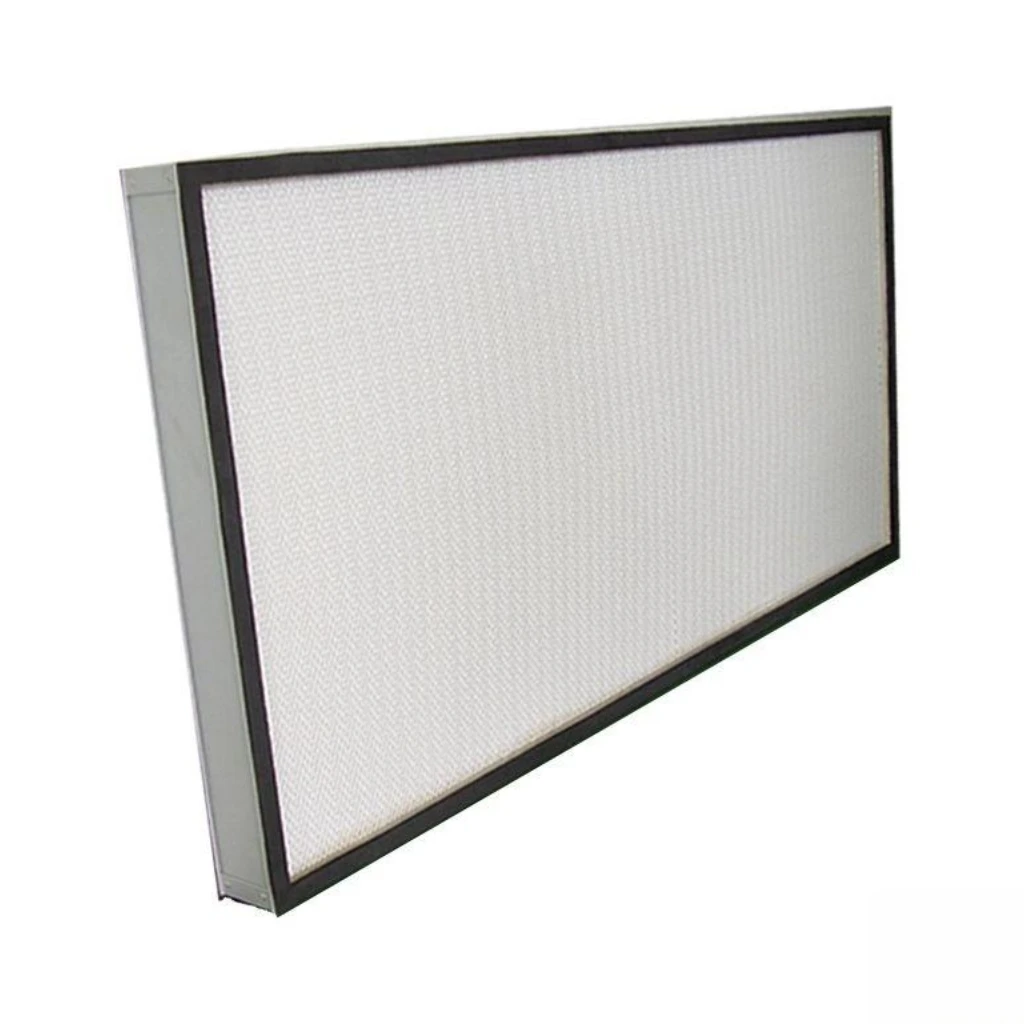 Industrial HVAC Air Filters 0.3 Micron 24*24*12 99.99% High Flow H13 H14 Laminar Flow GMP HEPA Filter For FFU