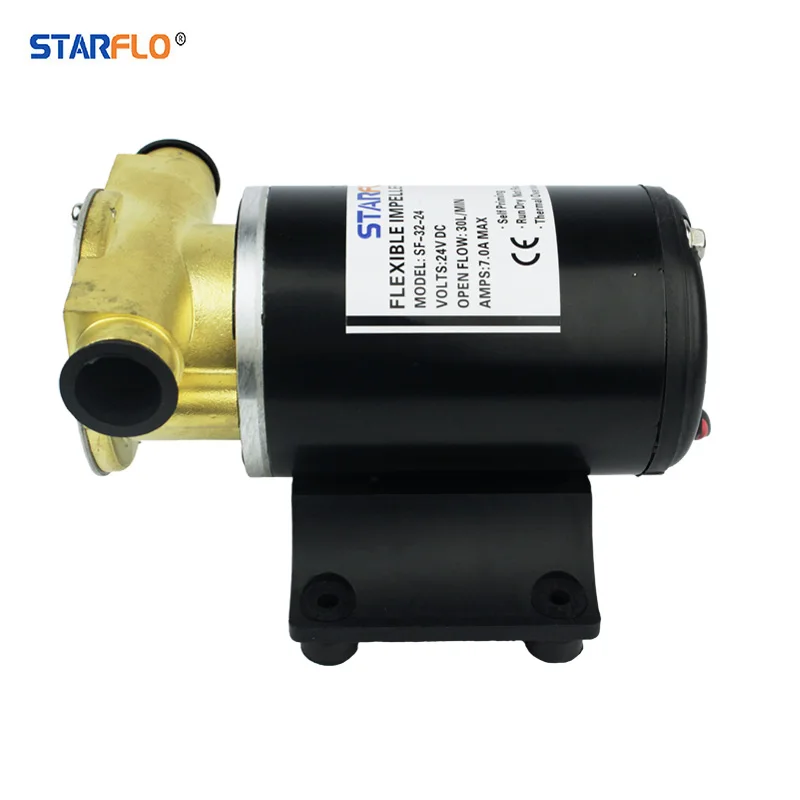 STARFLO 30LPM 24В jabsco гибкая медная крыльчатка оптовая продажа Электрический бытовой водяной насос цена