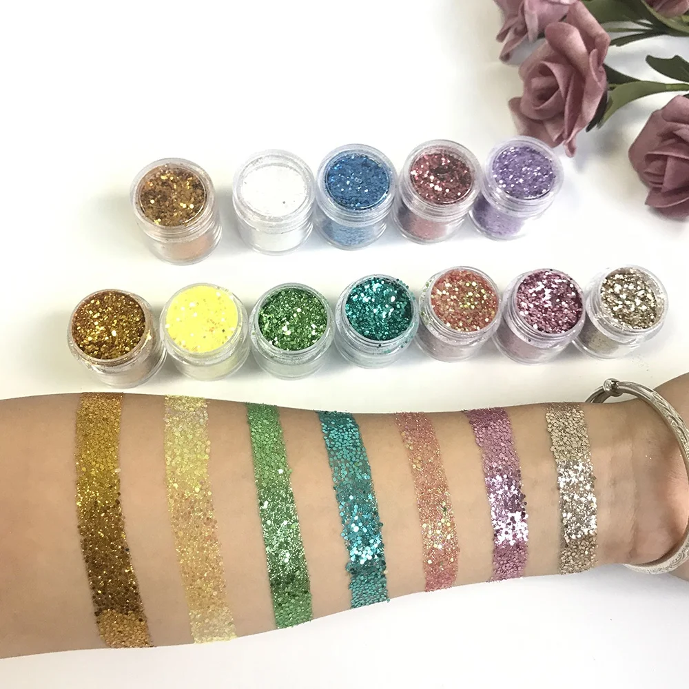 Wholesale Makeup Your Own Eyeshadow Waterproof Long Lasting 48Colors Glitter Eyeshadow Private Label