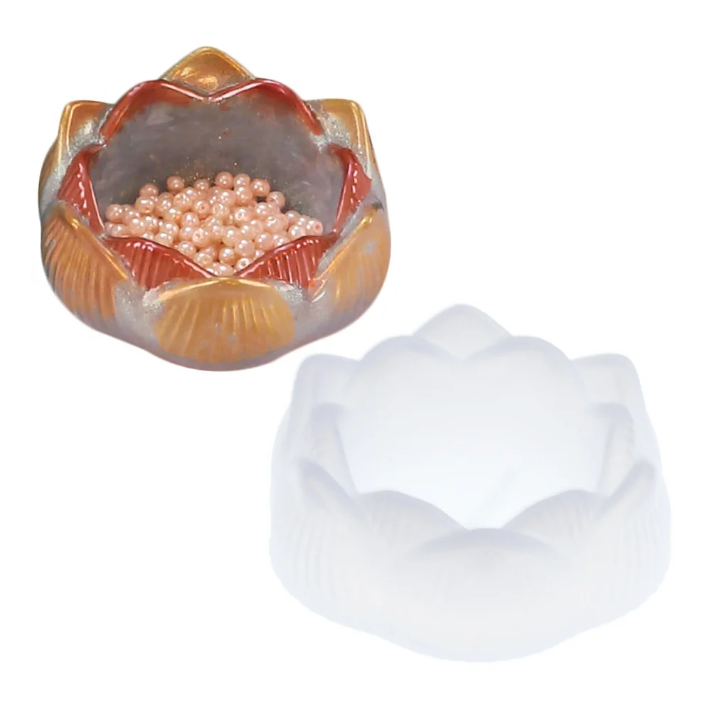 Silicone Mold Ashtray Resin Mold Heart Square Mold For DIY Resin UV Crystal Epoxy Crafts Crystal Ashtray Home Decoration