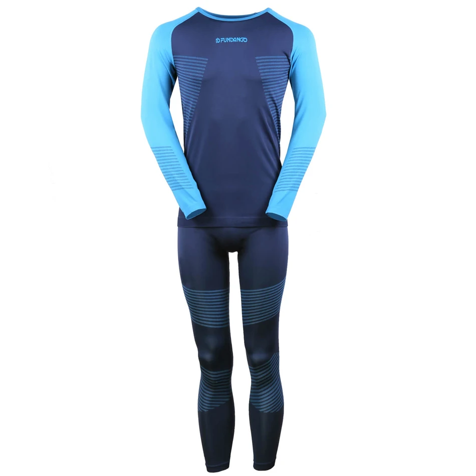 Seamless outdoor sportswear manufacturer OEM mens thermal base layer for winter skiing cycling moisture wicking and breathable