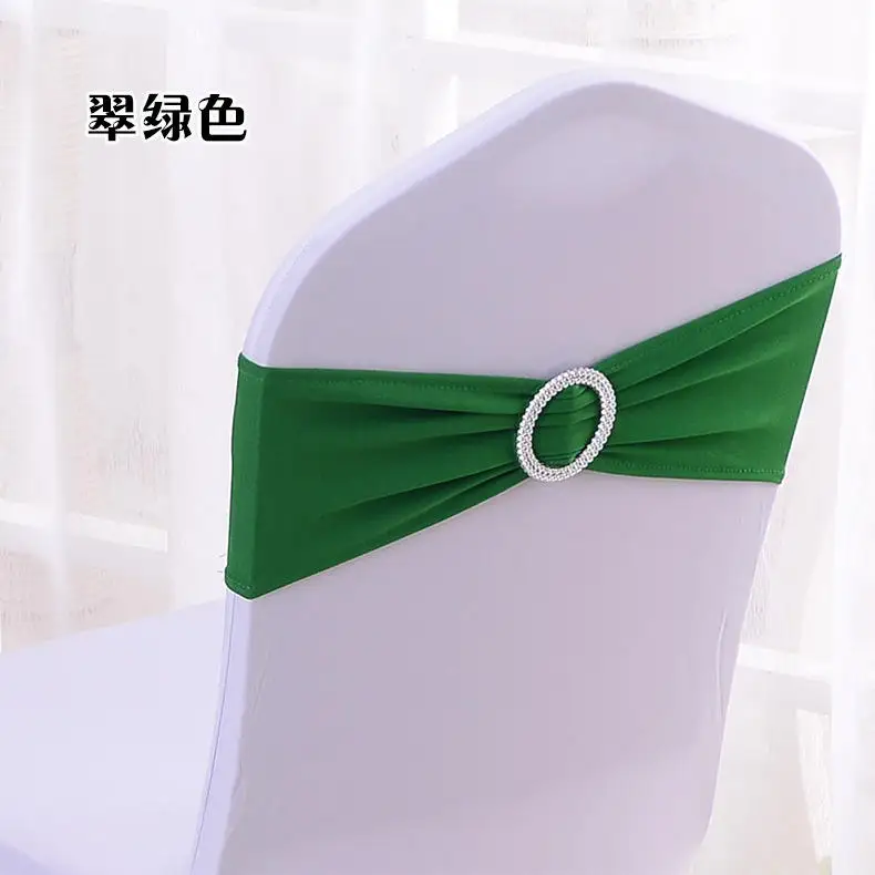 Spandex Sash Wedding Chair Band Stretch For Chair Covers Decoration