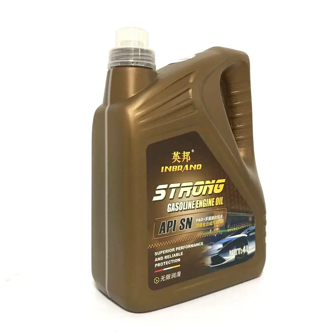 Полностью синтетическое моторное смазочное масло InBrand SN 5W40 (класс B) завод по производству моторного