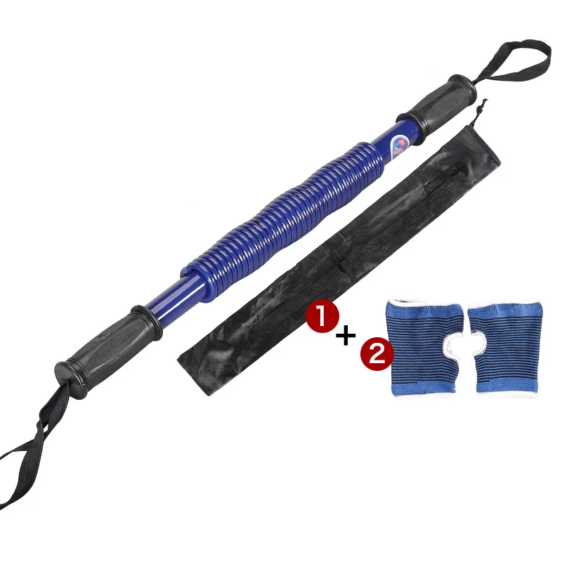 Power Twister Bar Arm Strength Training Stick Shoulder Builder Springs Exercise