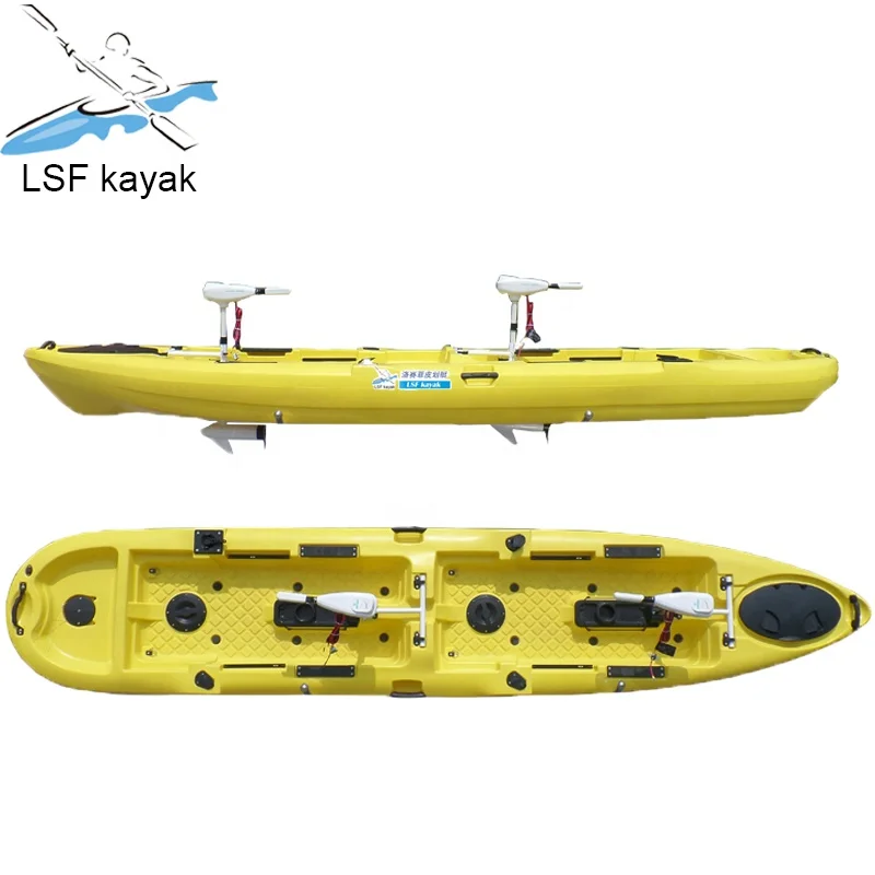 Double Motor Kayak Pedal Fishing Kayak for 2 Person