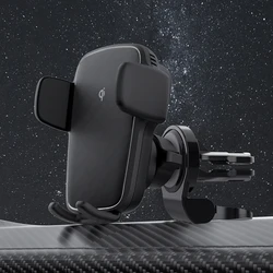 YTGEE 2021 New Mini 15w Qi Fast Charging Automatic Car Mount Wireless Charger For Iphone Samsung