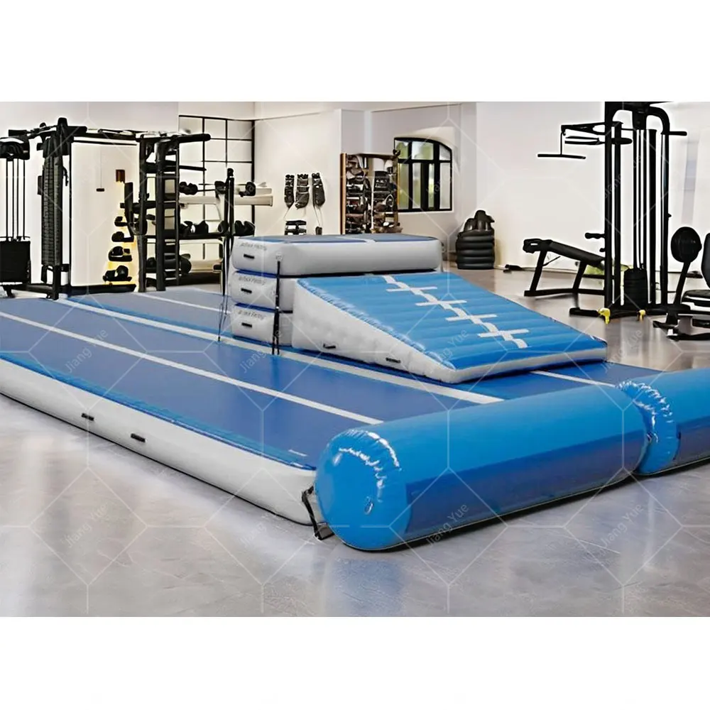 Parkour Trampoline Park Airtrack Equipment Cross Jump Air Tumble Track Inflatable Airtrack Obstacle Set