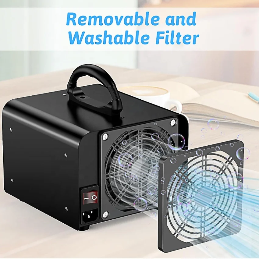IGENU ozone Generator,Ozone Generator for Car, Home, Smoke, Pet,Black