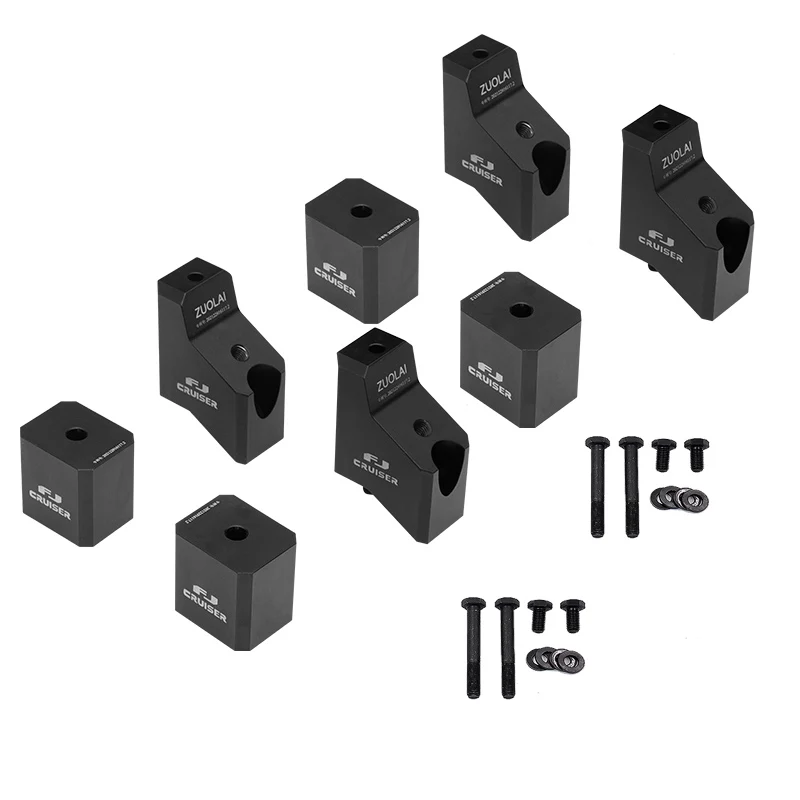 Automotive Parts Aluminum Alloy Car Seat Heightening Parts For Toyota Fj Cruiser