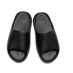 Новинка, стильные модные повседневные пляжные шлепанцы Yezzy на платформе, летние мужские шлепанцы с индивидуальным логотипом, оптовая продажа