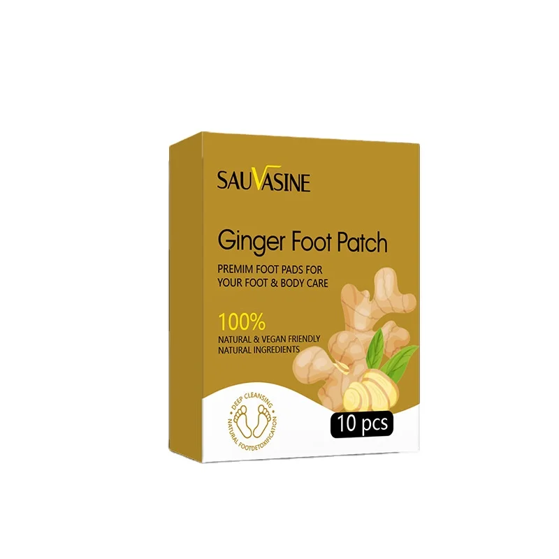 New Ginger Foot Patch Dispel Moisture Cleaning Damaged Skin Foot Care Sleep Foot Pads
