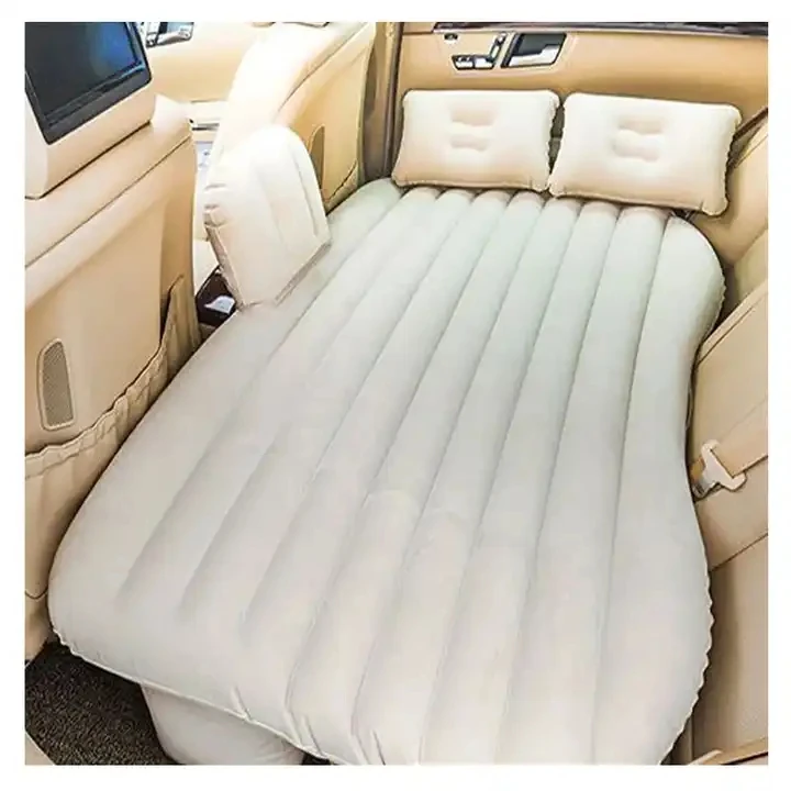 Wholesale Air Inflatable Car Travel Mattress Bed for Auto Back Seat Bed Cushion with Air Pump Pillows For Travel Camping