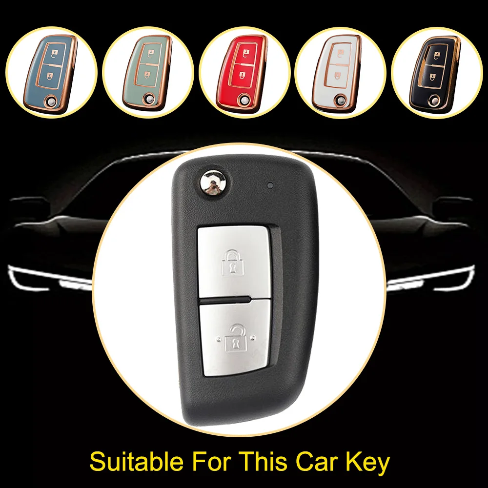 Innofit NIC2T1 Car Key Shell TPU Wholesale Stock For Nissan Qashqai X Trail New Design Waterproof Auto Accessory