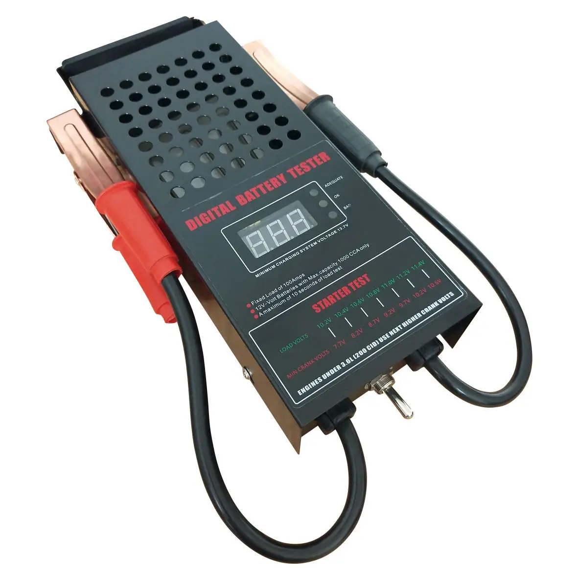 Cross-border hot foreign trade intelligent digital battery tester battery detector HBV-200 motor vehicle battery discharge fork