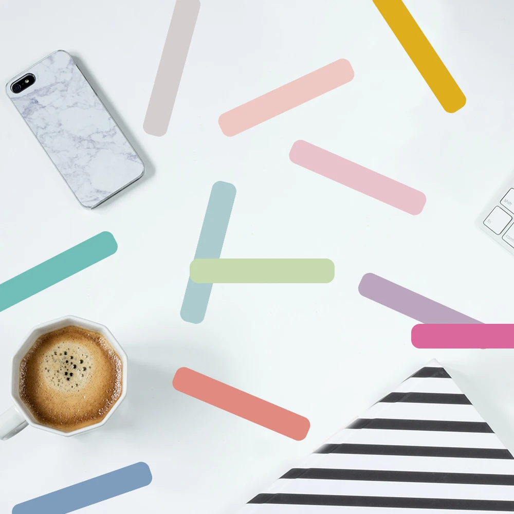 Funlife PA111 Colorful Cartoon Ribbon Decoration Promotional Gifts children stickers PVC Self-adhesive Stickers