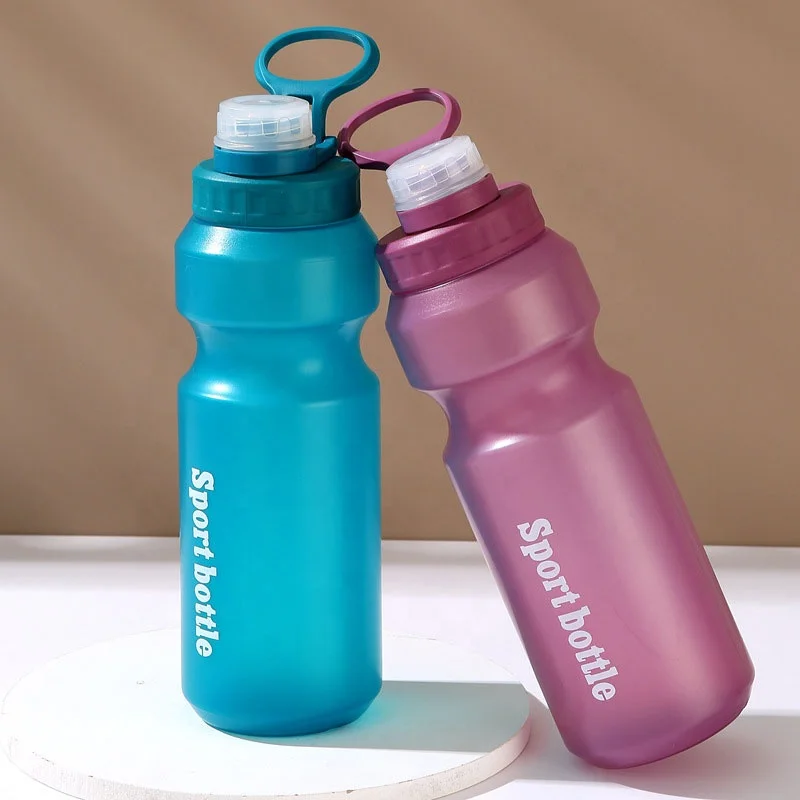 Personalized Cheaper Plastic Bottle With Portable Handle Lid 500ML/600ML/700ML Plastic Water Bottle BPA-Free PP Water Bottles