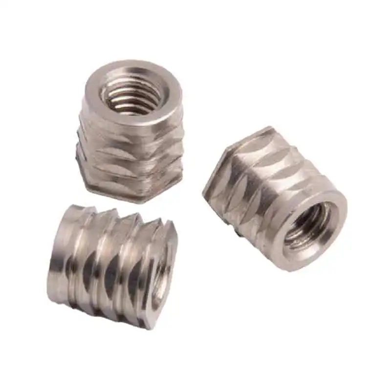 Factory Price Hexagonal Barbed Press-in Threaded Insert Nut