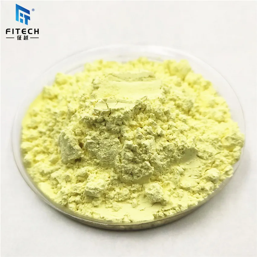 Industrial Grade 99.99%Min Alpha Bismuth Trioxide Light Yellow Powder CAS1304-76-3