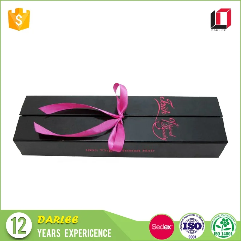 Hot Sale Custom High End Luxurious Hair Extension Eyelash Makeup Set Ribbon Gift Packaging Box