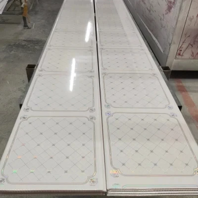 Africa Hot Sale Hot Stamping Cheap Price PVC Ceiling Panel high gloss printing