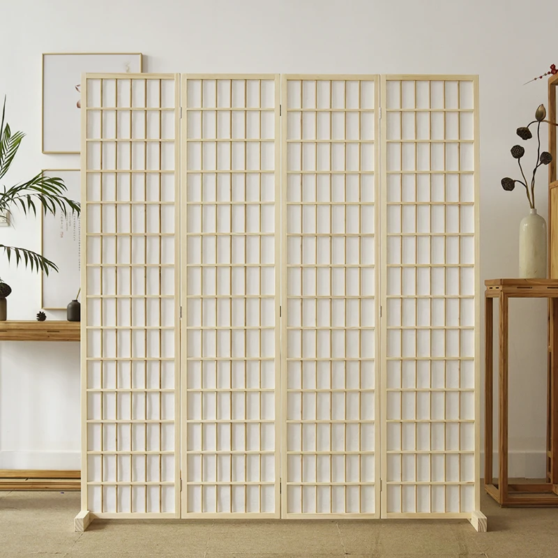 Household Screens & Room Dividers Wooden Folding Partition