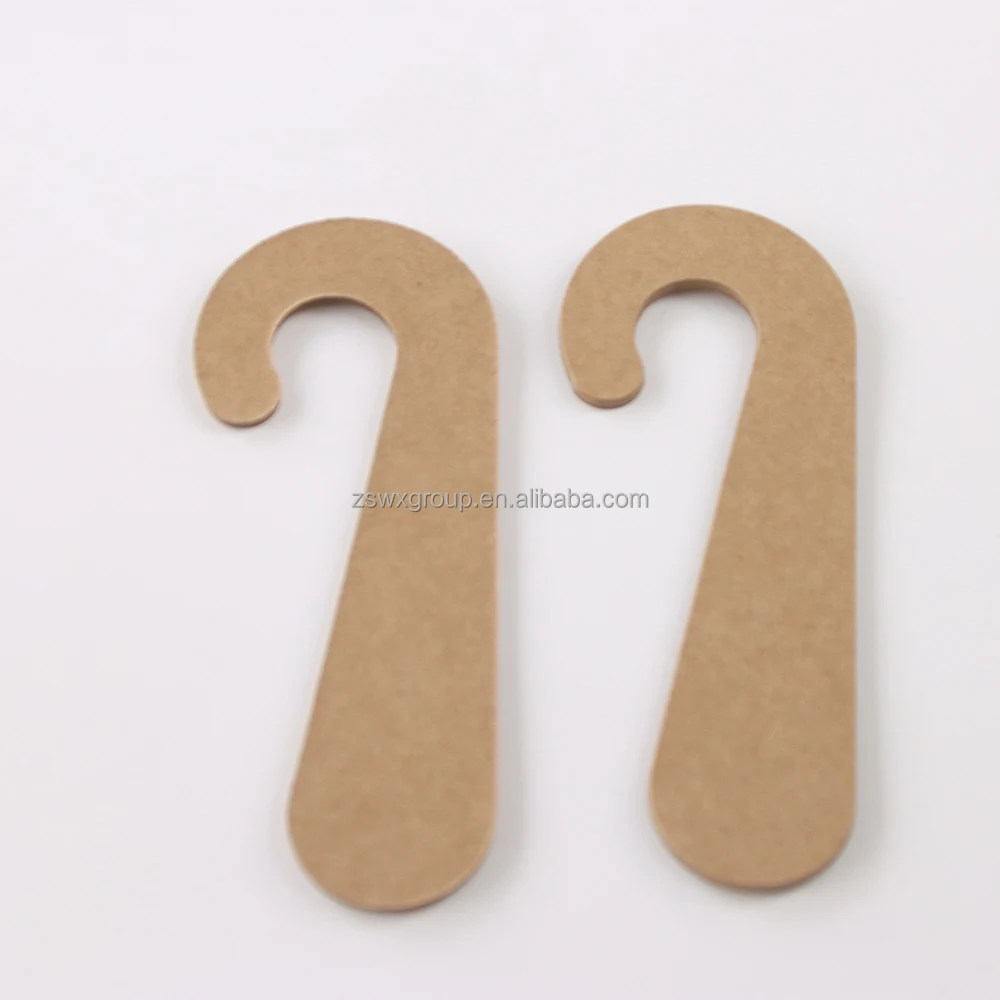 Wholesale Store Three Packs Socks Paper Cardboard Hanger Display Hangers Hooks for Shops