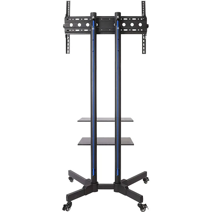 
VESA 600 X 400 4 Screens Modern Monitor Mount Adjustable Moveable TV Floor Stand 