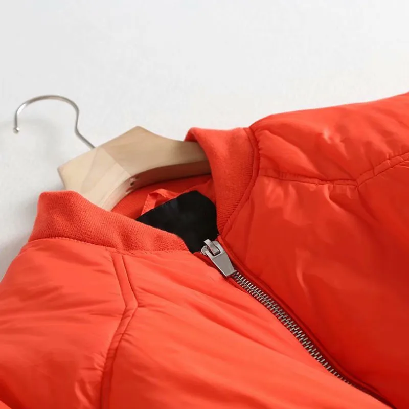 New Fashion Korea Style  Women Winter Short Padded  Warm Zipper Jacket