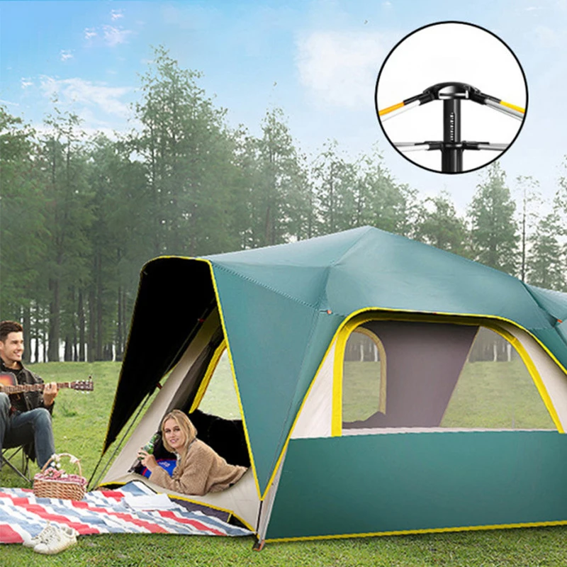 Hot selling professional outdoor camping waterproof automatic retractable tent with custom logo