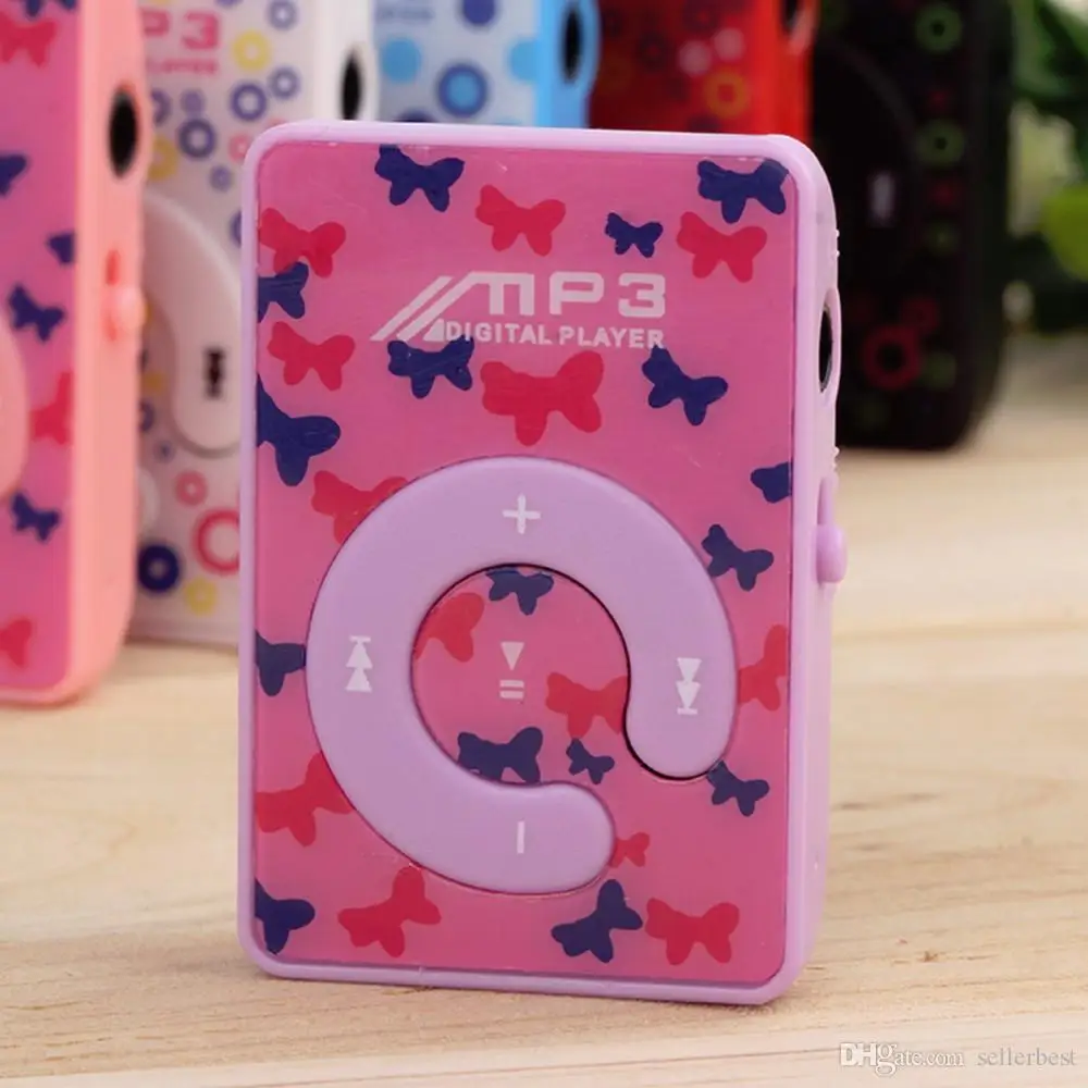 Качество печати мини клип MP3 плеера с Micro TF/SD слот для карт памяти 5 видов