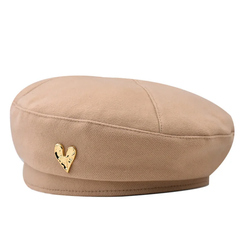 High Quality Women Hats Fashion 2022 Autumn Wool Felt Beret Hat For Women