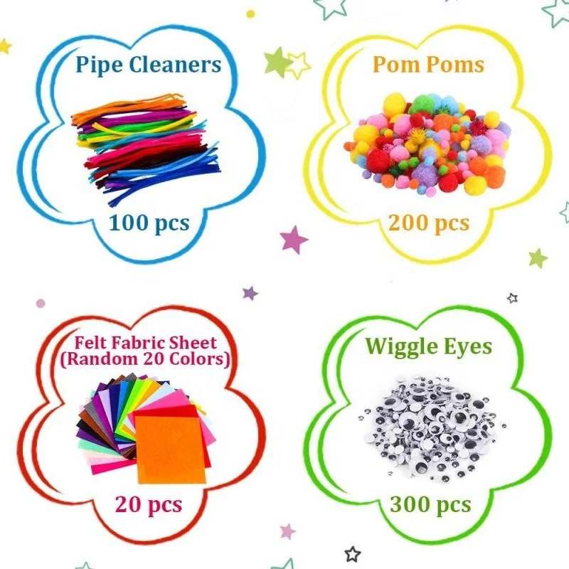 Custom Creative Handmade Children DIY Craft Kit Children Art Educational Toys for Learning Children