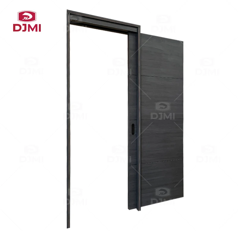Popular Modern hidden Sliding Wooden doors invisible Sliding Door System Room Ghost Doors