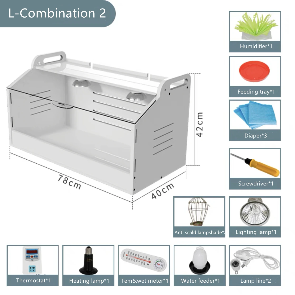 Chicks Squab Nestling Fledgling Breeding Box Brooder for Sale