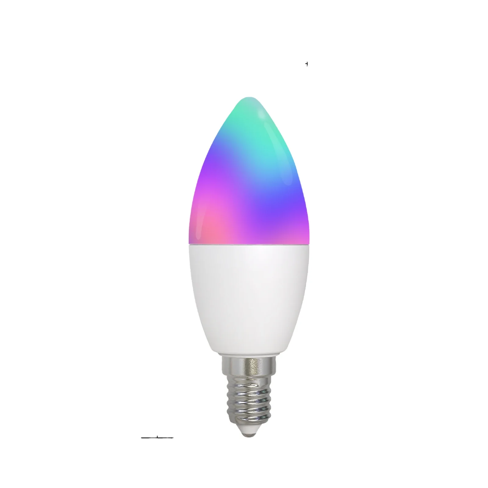 Умная Светодиодная свеча Tuya ZigBee E14 5 Вт RGBCCT 2200-6500K Alexa Google голосовое управление