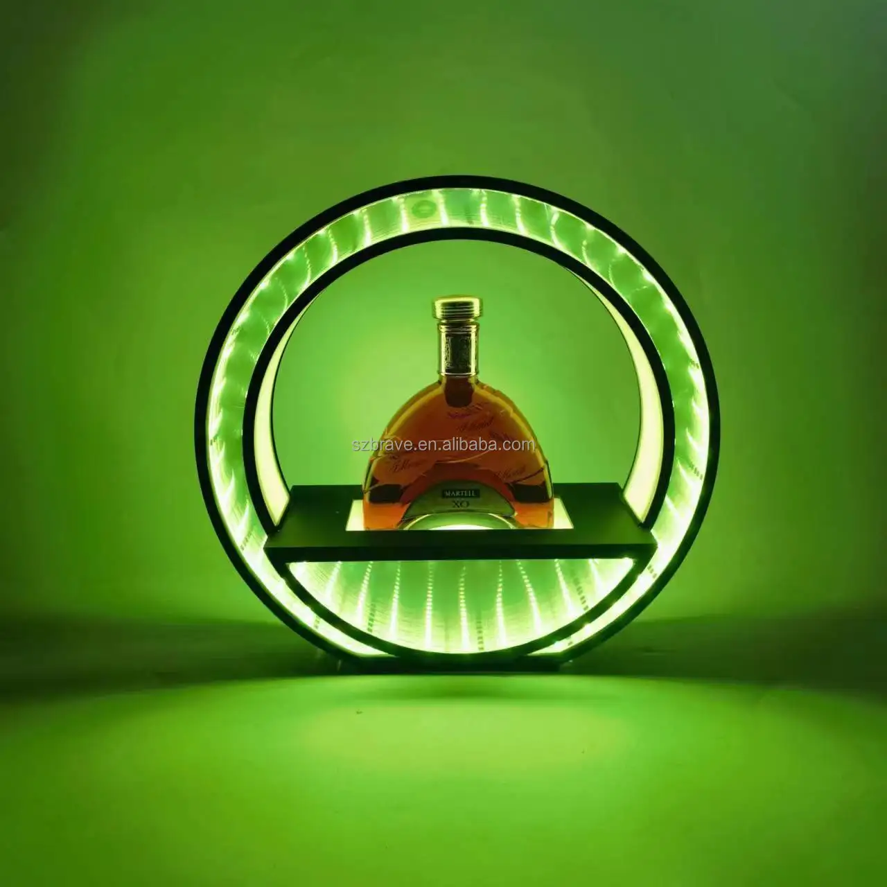 OEM Rechargeable Acrylic Hennessy XO LED Bottle Presenter Glorifier VIP Display LED Champagne Light Stand Rack for night club