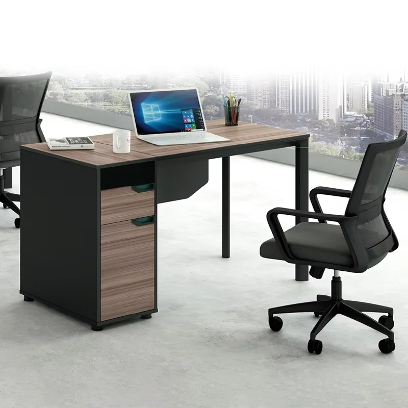 Foshan Supplier Single Seat Panel Desk Computer Workstation Staff Table