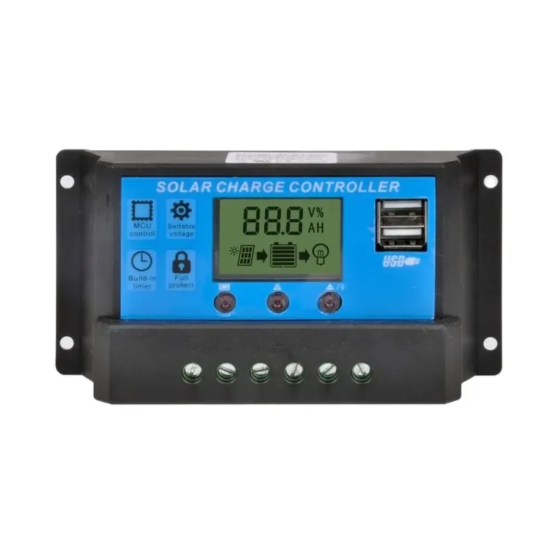 controller charge solar controller 12v/24v 20A 30A mppt 12 volt 20 amp solar charge controller