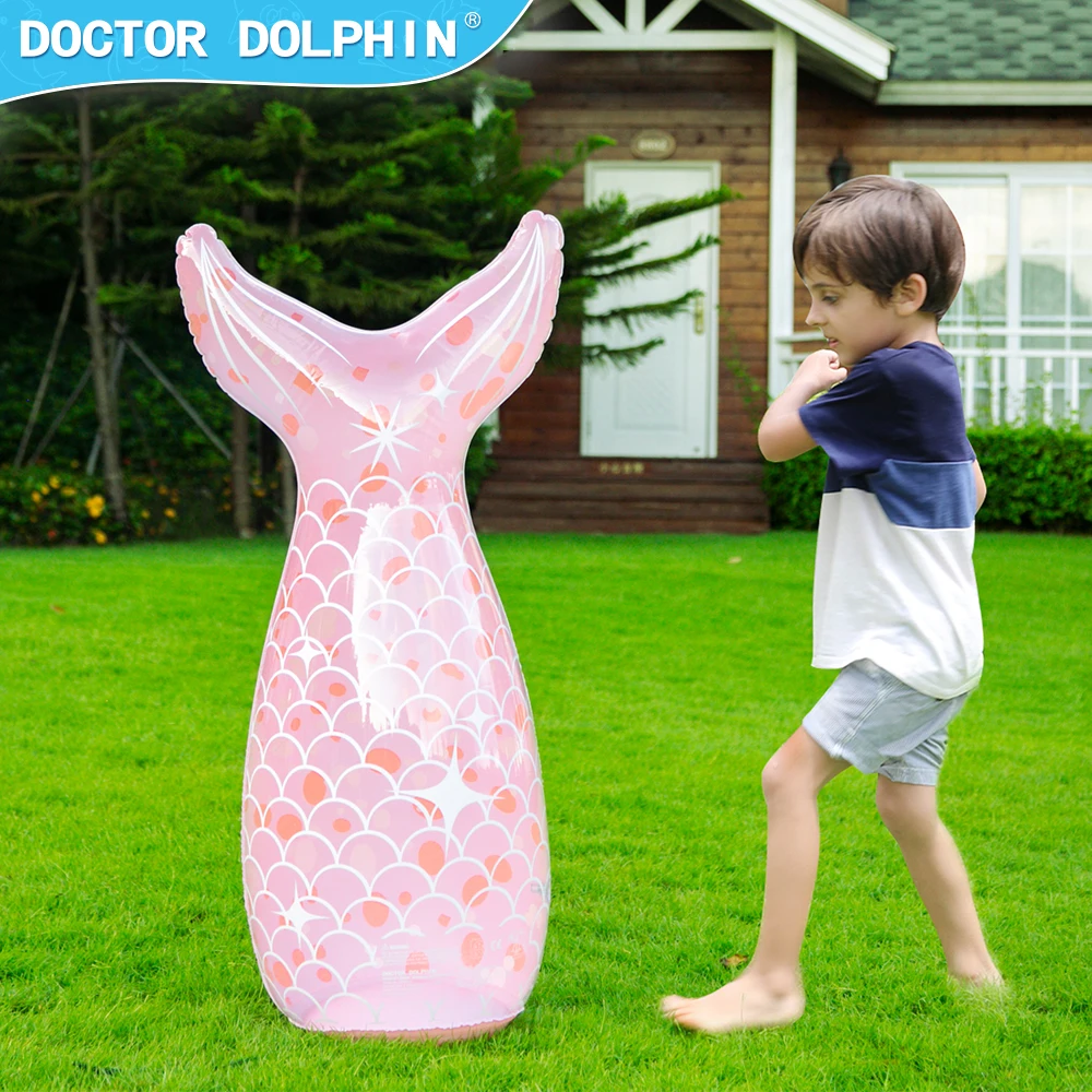 Doctor Dolphin New Design Small Size Boxing Inflatable Punching Bag Boxing Bag Standing Training Heavy Punching Bag For Kids