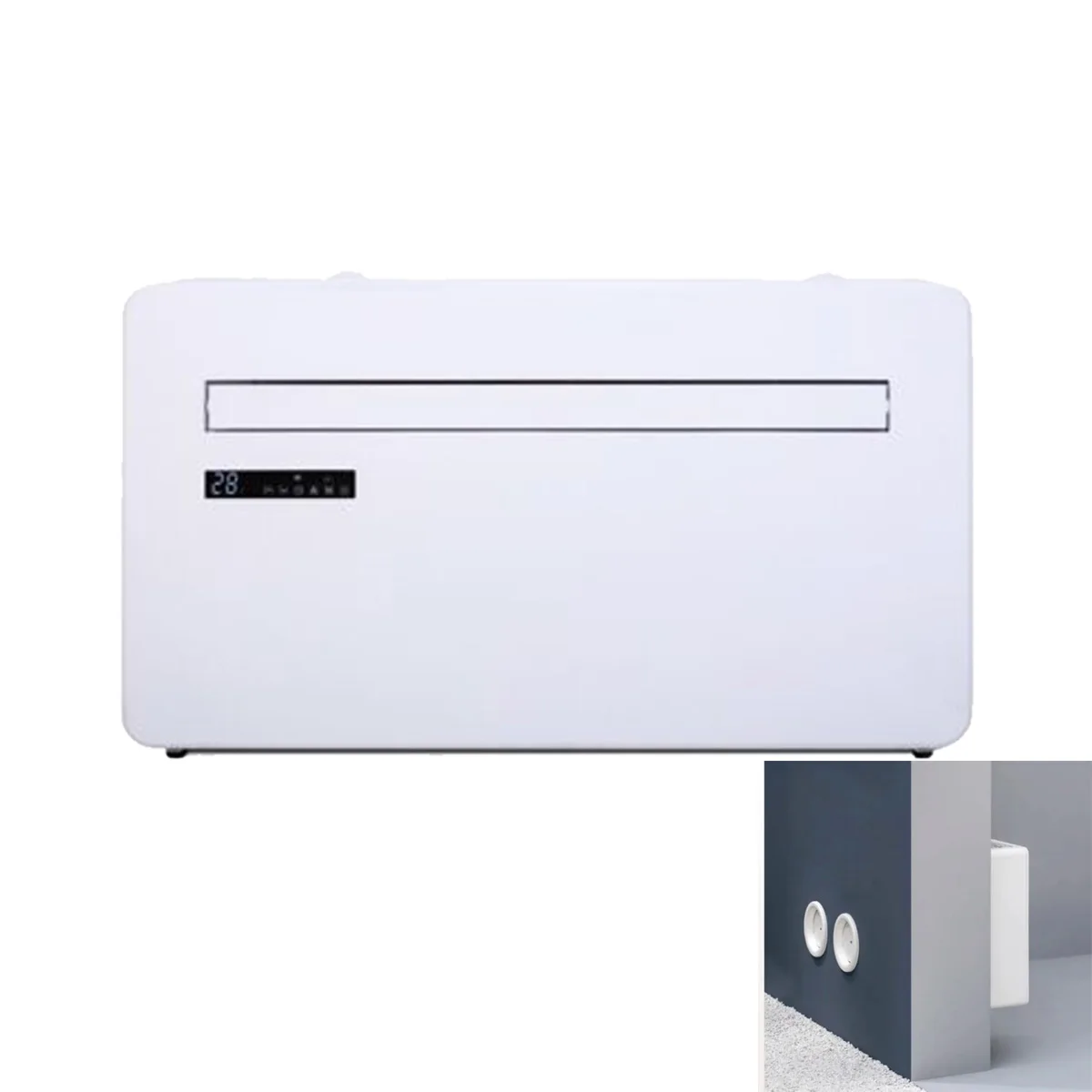 Настенный моноблочный кондиционер OLYAIR R290 8000btu 10000btu 12000BTU со светодиодным дисплеем и функцией Wi-Fi
