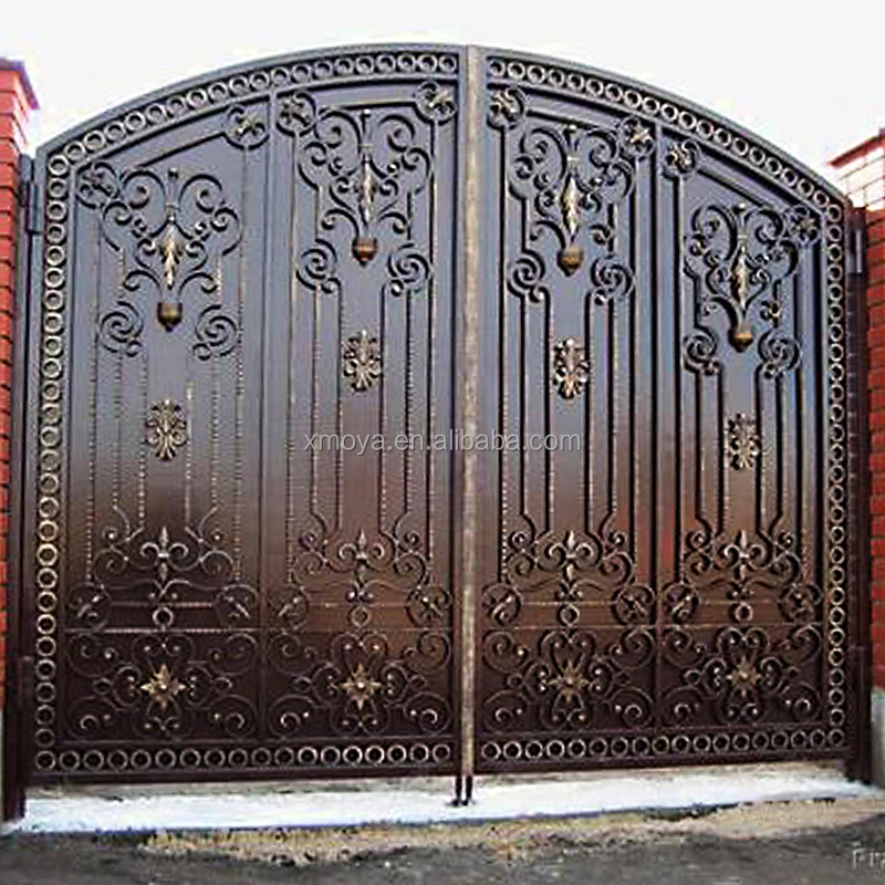 Driveway Gate Gate Grill Automatic Iron Wrought Iron Simple Designs Indian Minimalist Swing School Graphic Design 5 Years CN;FUJ