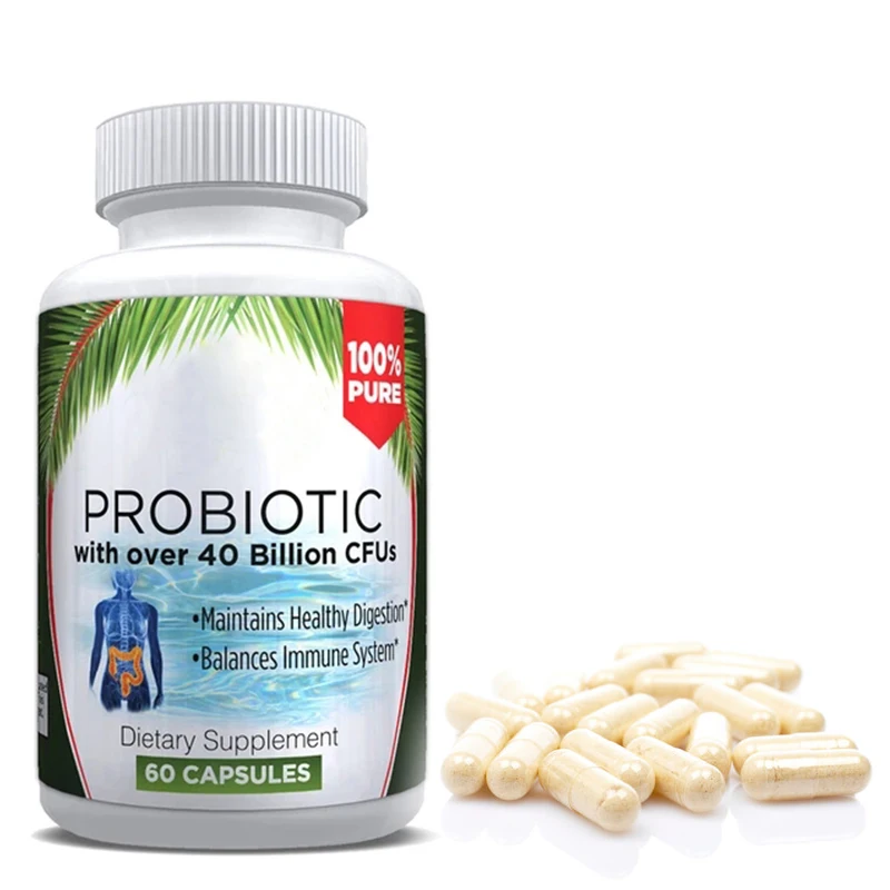 Probiotic Capsules Private Label Probiotic Multivitamin Capsule for Intestinal Health