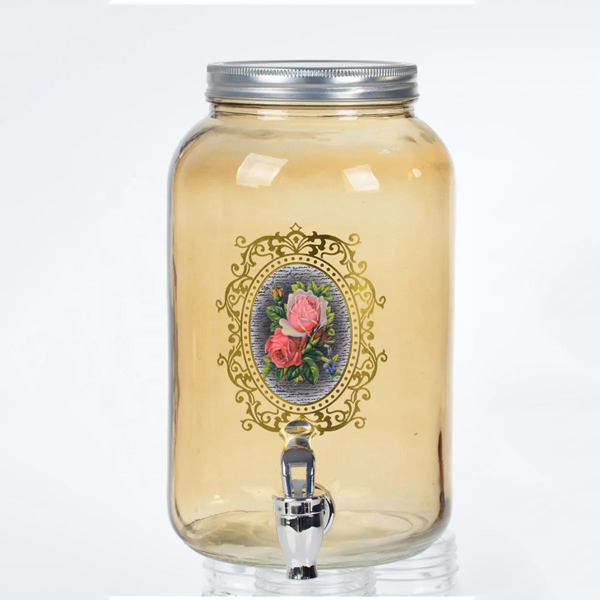 Лидер продаж, рельефный дозатор в стиле кантри, банка для хранения в стиле Мейсона/Стеклянная банка Мейсона с ручкой 12 унций